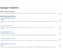 Tablet Screenshot of kategoriyonetimi.blogspot.com
