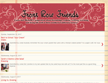 Tablet Screenshot of frontrowfriends.blogspot.com