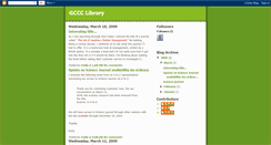 Desktop Screenshot of gccclibrary.blogspot.com