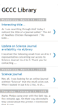 Mobile Screenshot of gccclibrary.blogspot.com