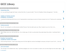 Tablet Screenshot of gccclibrary.blogspot.com