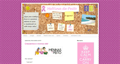 Desktop Screenshot of ninameninadepeito.blogspot.com
