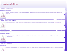 Tablet Screenshot of lacocinadelirio.blogspot.com