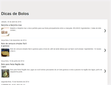Tablet Screenshot of dicasdebolo.blogspot.com