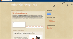 Desktop Screenshot of misprimerasluces.blogspot.com