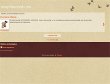 Tablet Screenshot of misprimerasluces.blogspot.com