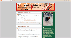 Desktop Screenshot of iwritewithpictures.blogspot.com