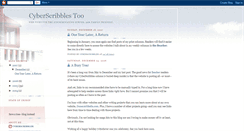Desktop Screenshot of cyberscribbles.blogspot.com