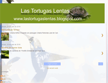 Tablet Screenshot of lastortugaslentas.blogspot.com