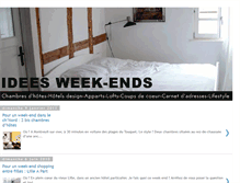 Tablet Screenshot of ideesweekends.blogspot.com