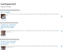 Tablet Screenshot of martinpatrick3.blogspot.com