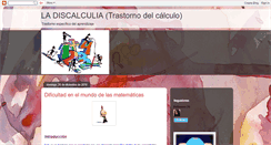 Desktop Screenshot of ladiscalculiaescolar.blogspot.com