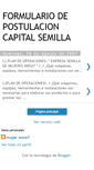 Mobile Screenshot of formulariodepostulacioncapitalsemilla.blogspot.com