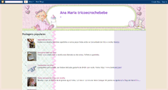 Desktop Screenshot of anamariatricoecrochebebe.blogspot.com