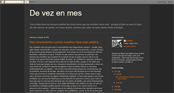 Desktop Screenshot of de-vez-en-mes.blogspot.com