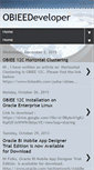 Mobile Screenshot of obieedeveloper.blogspot.com