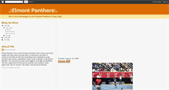 Desktop Screenshot of elmontpanthers.blogspot.com