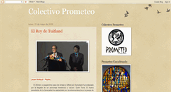 Desktop Screenshot of colectivoprometeo.blogspot.com