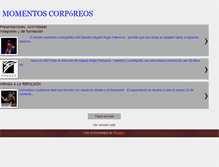 Tablet Screenshot of momentoscorporeosdanza.blogspot.com