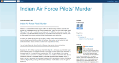 Desktop Screenshot of indianairforcepilotsmurder.blogspot.com