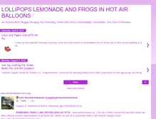 Tablet Screenshot of lollipopslemonadefrogs.blogspot.com