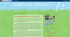 Desktop Screenshot of ciencia-em-arrifana.blogspot.com