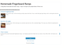 Tablet Screenshot of fingerboardingathome.blogspot.com