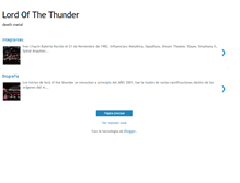 Tablet Screenshot of lordofthethunder.blogspot.com