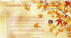 Desktop Screenshot of irresistibleallure.blogspot.com