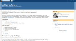 Desktop Screenshot of dafionsoftware.blogspot.com