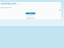 Tablet Screenshot of jackanne-startingoff.blogspot.com