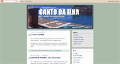 Desktop Screenshot of cantodailha.blogspot.com