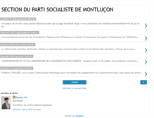 Tablet Screenshot of montlucon-parti-socialiste.blogspot.com