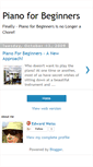 Mobile Screenshot of freepianoforbeginners.blogspot.com