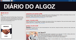 Desktop Screenshot of diariodoalgoz.blogspot.com
