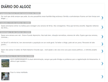 Tablet Screenshot of diariodoalgoz.blogspot.com