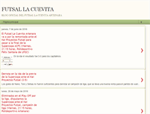 Tablet Screenshot of futsalacuevita.blogspot.com