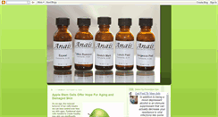 Desktop Screenshot of anaisskincare.blogspot.com