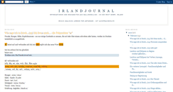 Desktop Screenshot of irlandjournal.blogspot.com