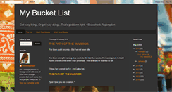 Desktop Screenshot of egbucketlist.blogspot.com