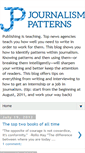 Mobile Screenshot of journalismpatterns.blogspot.com