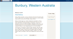 Desktop Screenshot of bunburywa.blogspot.com