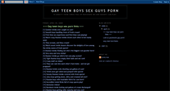 Desktop Screenshot of boysteenonly.blogspot.com