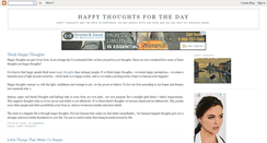 Desktop Screenshot of happythoughtstoday.blogspot.com