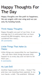 Mobile Screenshot of happythoughtstoday.blogspot.com