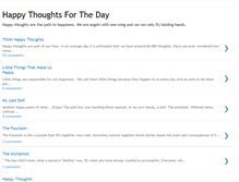 Tablet Screenshot of happythoughtstoday.blogspot.com