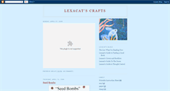 Desktop Screenshot of lexacatcrafts.blogspot.com