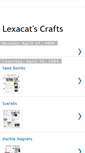 Mobile Screenshot of lexacatcrafts.blogspot.com