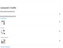 Tablet Screenshot of lexacatcrafts.blogspot.com