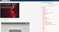 Desktop Screenshot of no-more-wire-hangers.blogspot.com